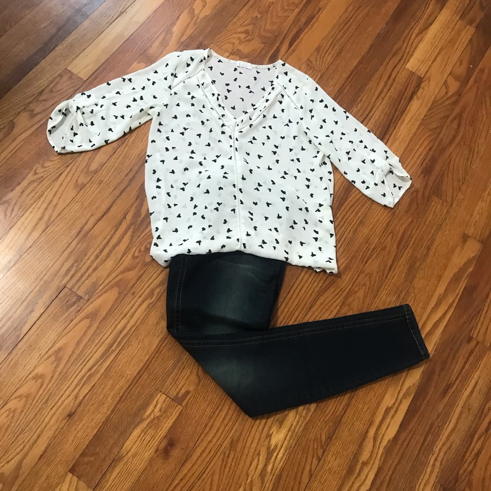 Siena Sky butterfly top